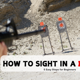 how to sight in a red dot