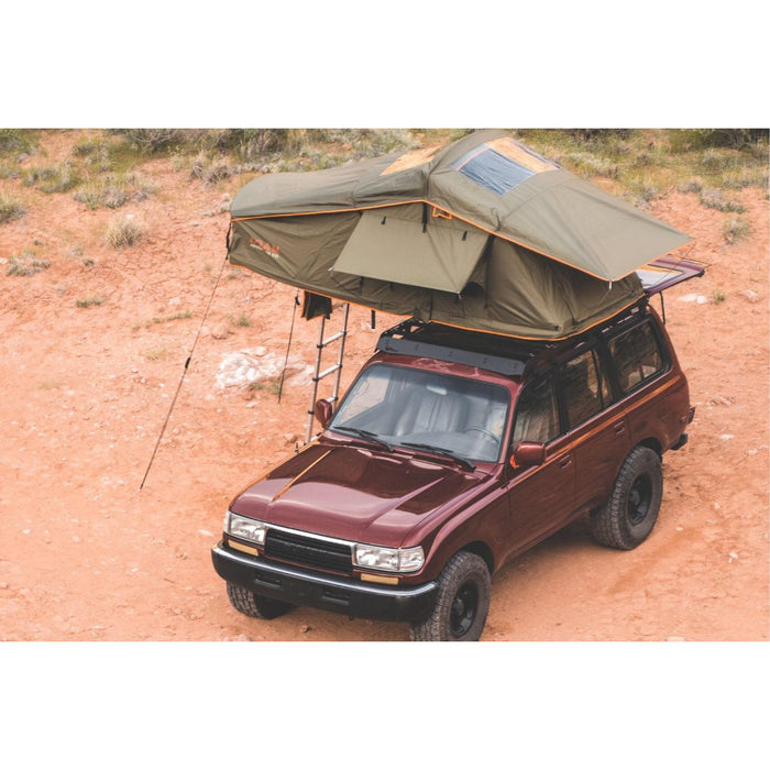 ROAM Adventure Vagabond Standard Forest Green/Hyper Orange Rooftop Tent with Annex