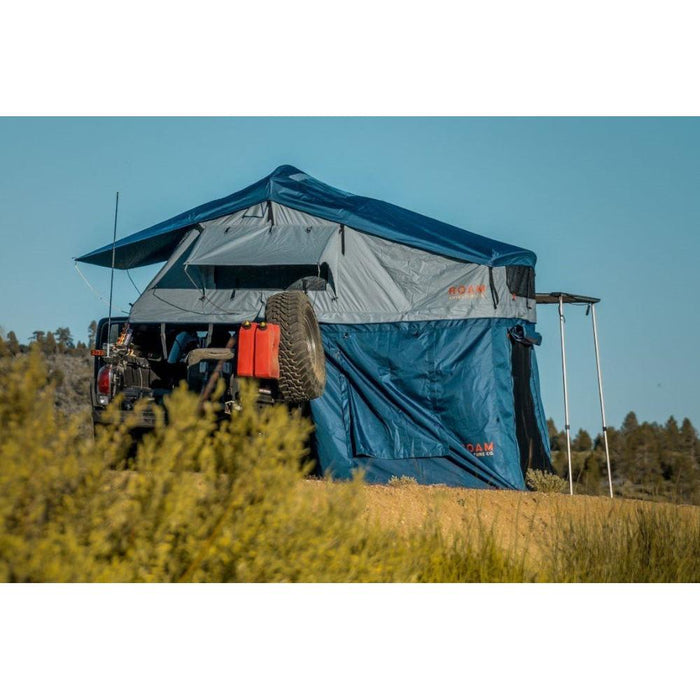 ROAM Adventure Vagabond Rooftop Tent - XL - Slate Navy - With Annex