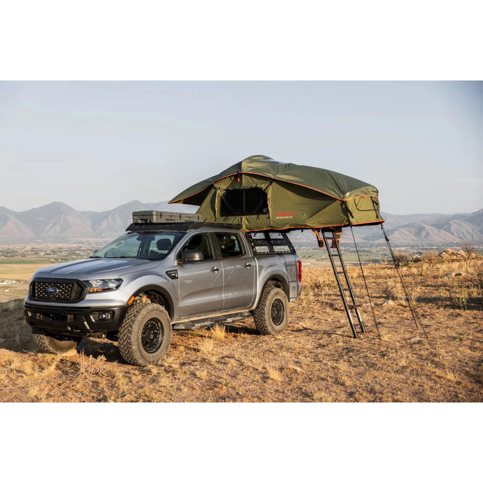 ROAM Adventure Vagabond Standard Forest Green/Hyper Orange Rooftop Tent with Annex