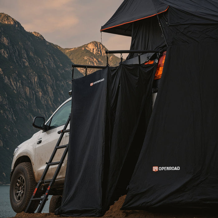 tent ok opende OPENROAD Outdoor Shower/changing Awning — Ironclad Sentry