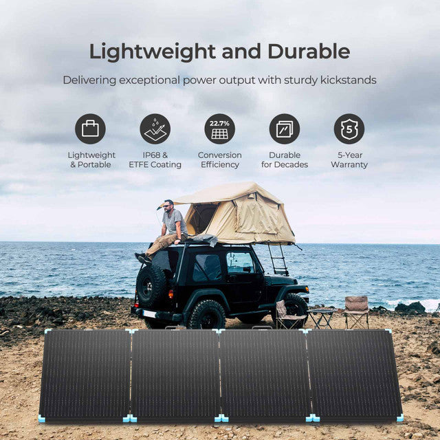 Renogy 220W Lightweight Portable Solar Suitcase