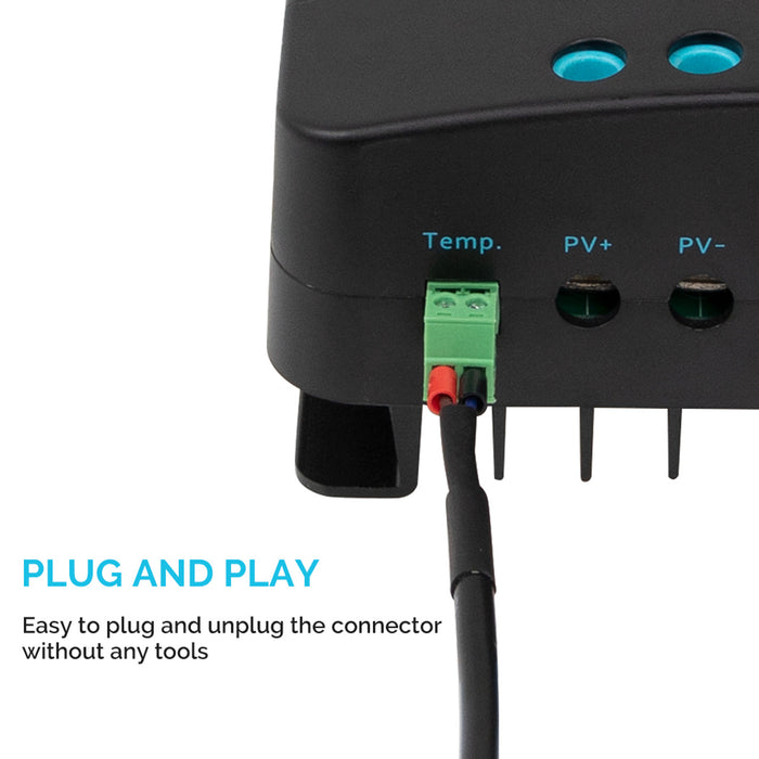 Renogy Battery Temperature Sensor for Renogy Solar Charge Controllers