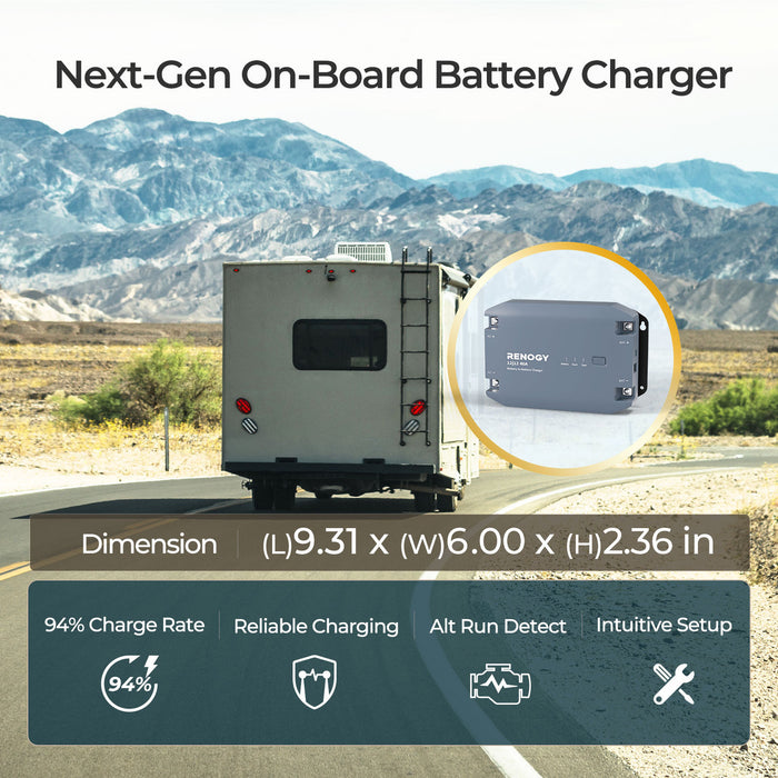 12V 40A DC to DC Battery Charger