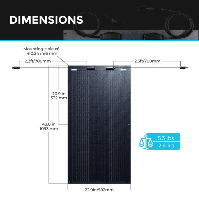 Renogy 100 Watt 12 Volt Monocrystalline Foldable Solar Suitcase wo Controller