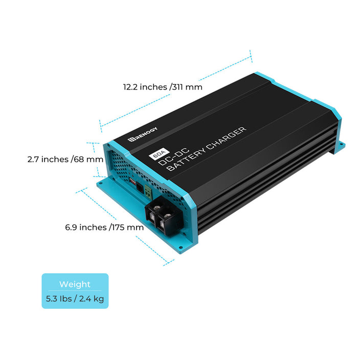 12V 60A DC to DC Battery Charger