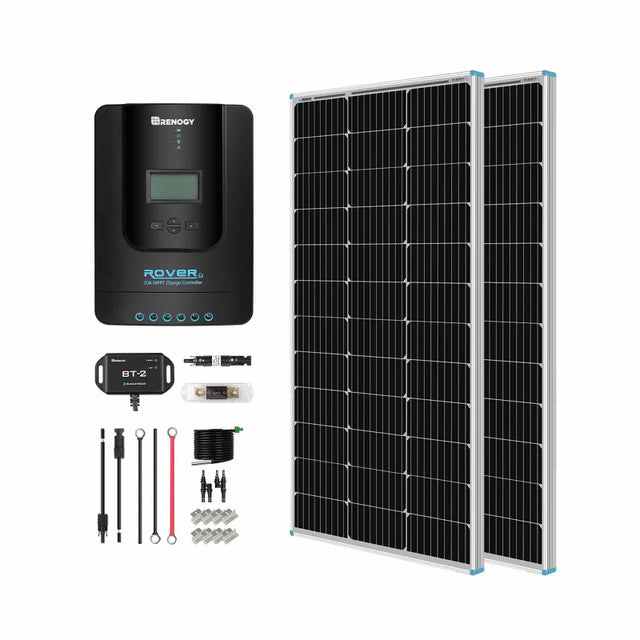 Renogy New 200 Watt 12 Volt Solar Premium Kit