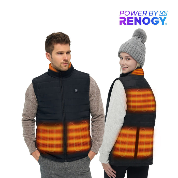 Renogy Dr.Prepare Unisex Heated Vest - 6 Heating Zones & Plus Size