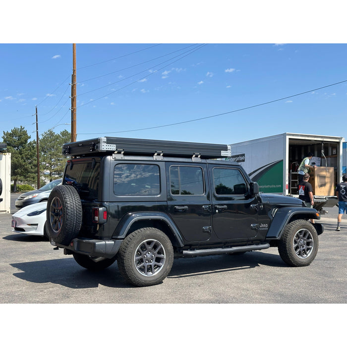 Dirtbox Overland Jeep Wrangler Roof Top Tent | Low Profile Rackless RTT