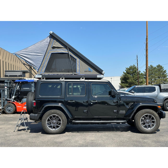 Dirtbox Overland Jeep Wrangler Roof Top Tent | Low Profile Rackless RTT