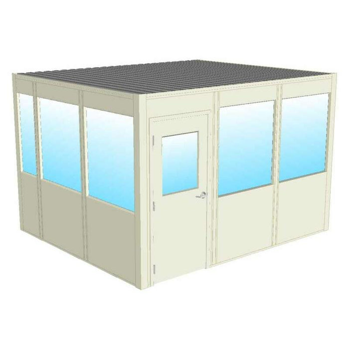 National Partitions Modular In-Plant Office 10x12x9-high