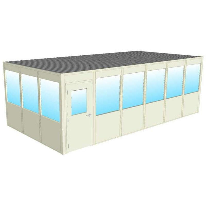 National Partitions In-Plant Modular Office 12x24x9-High