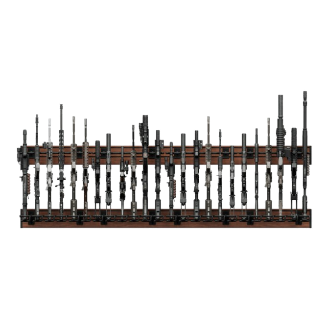 Hold Up Displays HD108-B The Ultimate Rifle Rack Slatwall Display Package