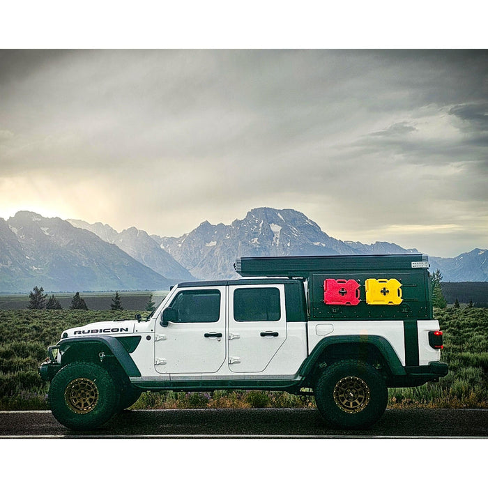 Dirtbox Overland Canopy Camper – Modular Truck Camper Shell / Topper for Mid-Size & Full-Size Trucks (Tacoma, Rivian, Tundra, F-150, Quatermaster, Gladiator, Ram, Silverado)