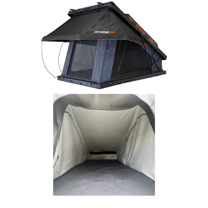 openroad roof top tent OPENROAD Aluminium Hard Shell Roof Top Tent-PeakRoof LT Series, Standard Shipping