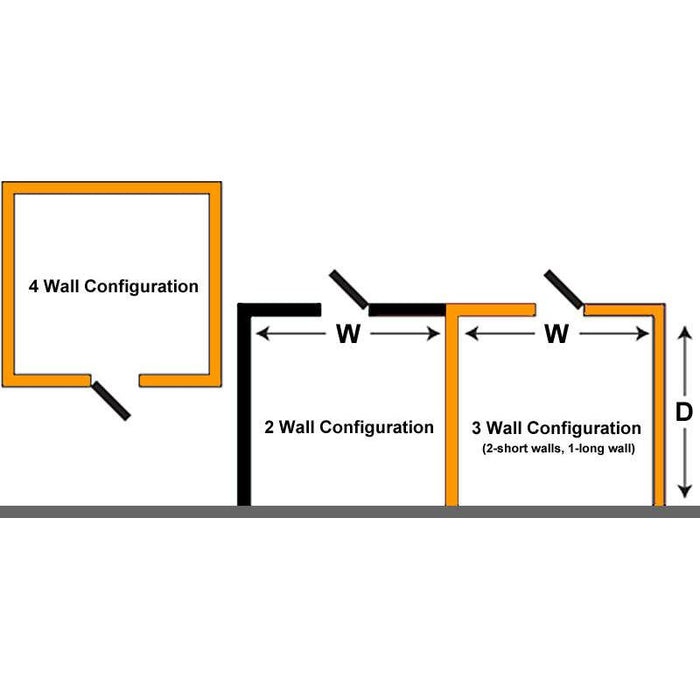 National Partitions Modular In-Plant Office 8x10x9-high