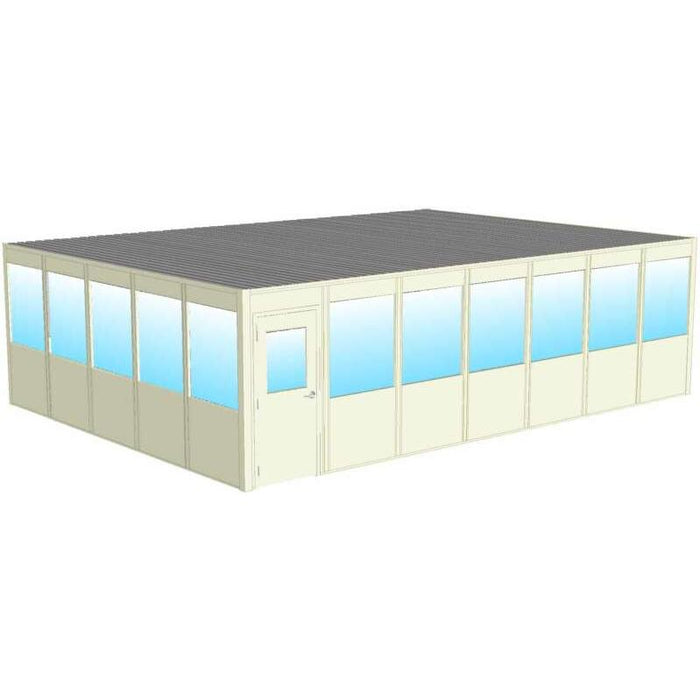 National Partitions In-Plant Modular Office 20x28x9-high