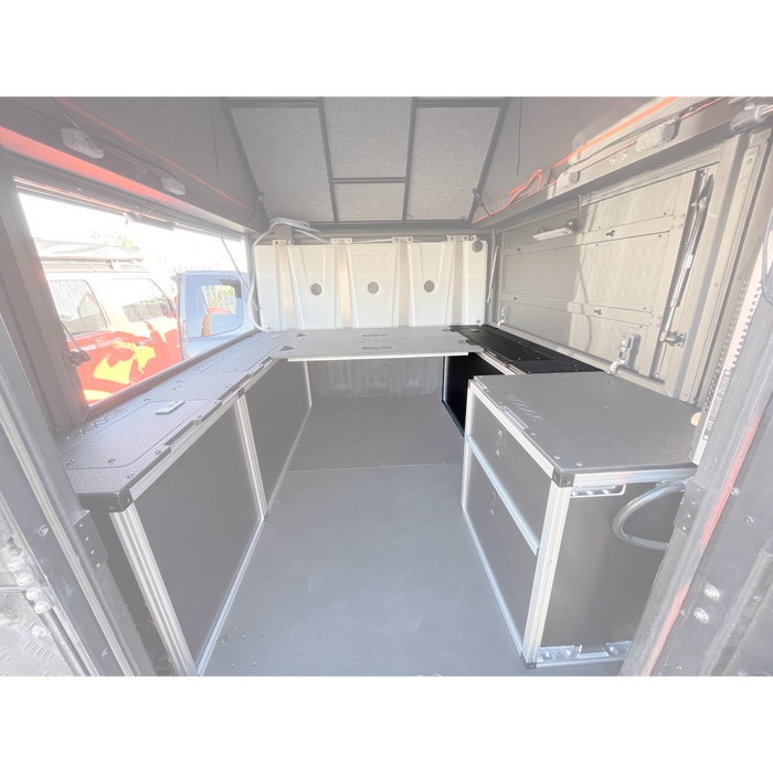 Alu-Cab Canopy Camper V2 - Ford Ranger 2019-2023 4th Gen. - Front Utility Module - 6' Bed