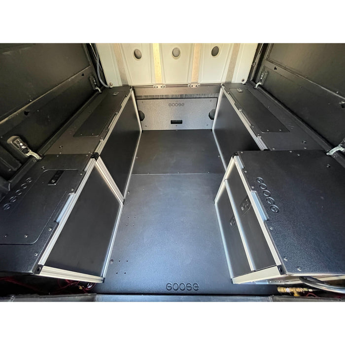 Alu-Cab Canopy Camper V2 - Toyota Tacoma 2005-Present 2nd & 3rd Gen. - Front Utility Module - 6' Bed