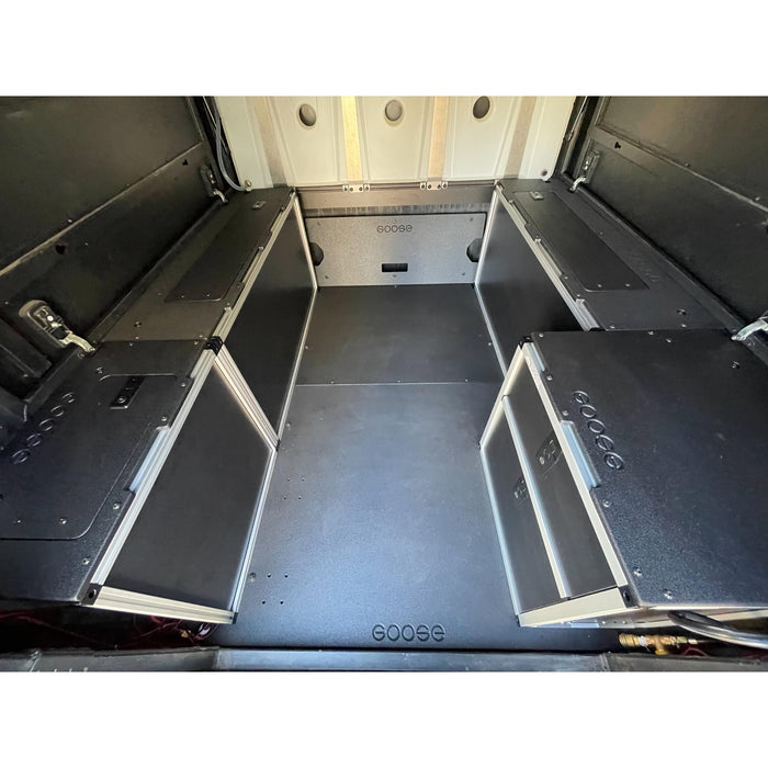 Alu-Cab Canopy Camper V2 - Toyota Tacoma 2005-Present 2nd & 3rd Gen. - Front Utility Module - 6' Bed