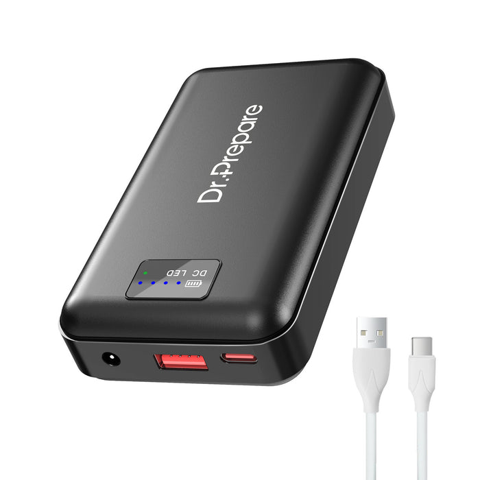 Renogy Dr. Prepare 16000mAh Portable Battery Fast-Charging Power Bank for Heated Vest