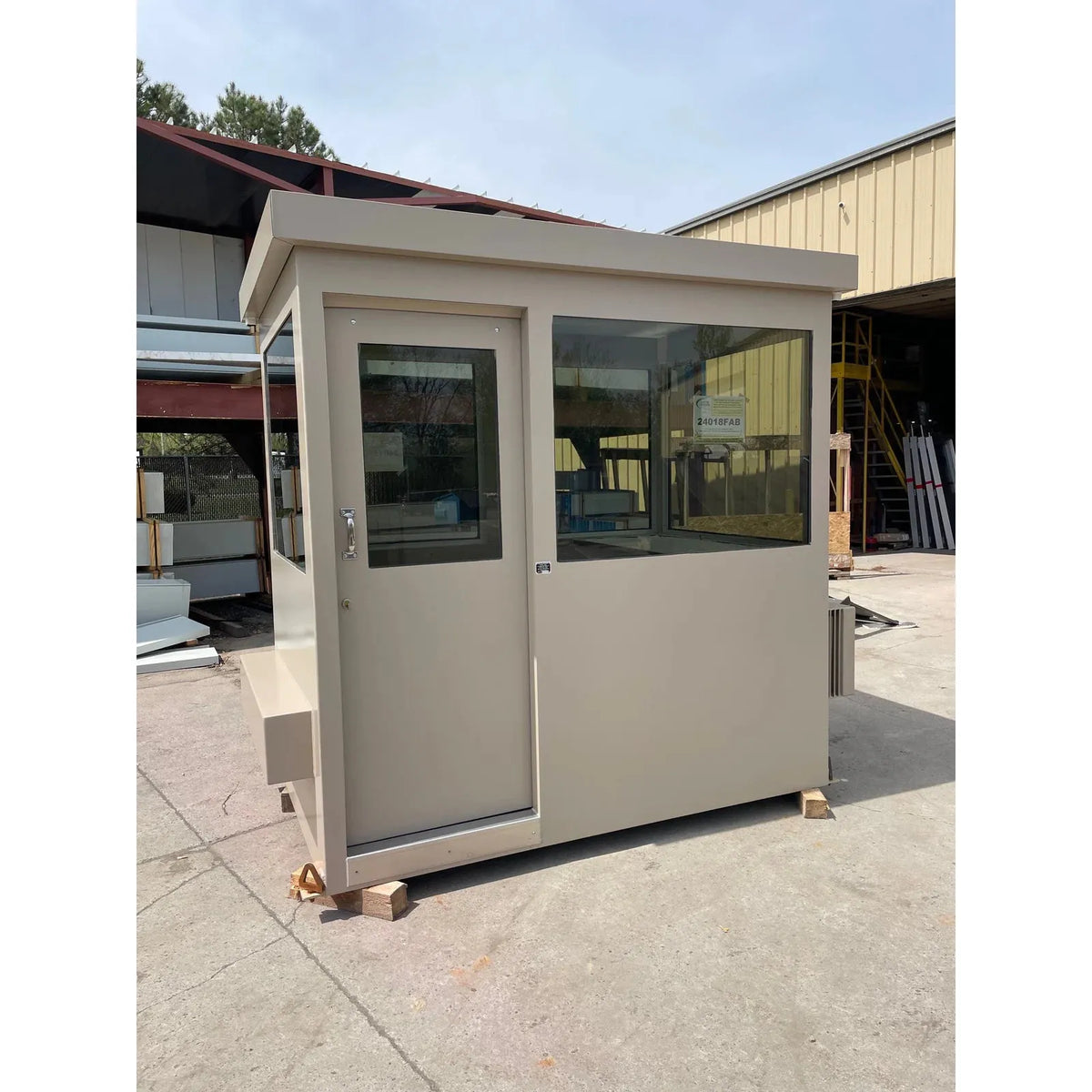 Austin Mohawk 5 x 8 Bullet-Resistant Level-3 Guard Booth — Ironclad Sentry