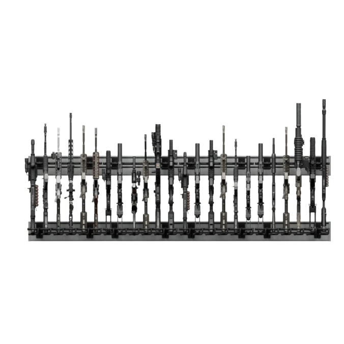 Hold Up Displays HD108-B The Ultimate Rifle Rack Slatwall Display Package
