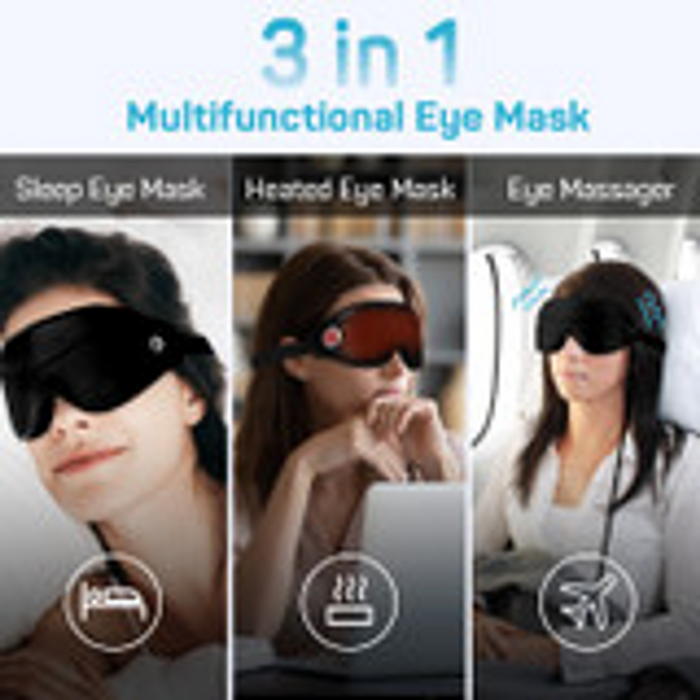 Renogy Dr. Prepare 3 in 1 Heated Vibration Massage Eye Mask