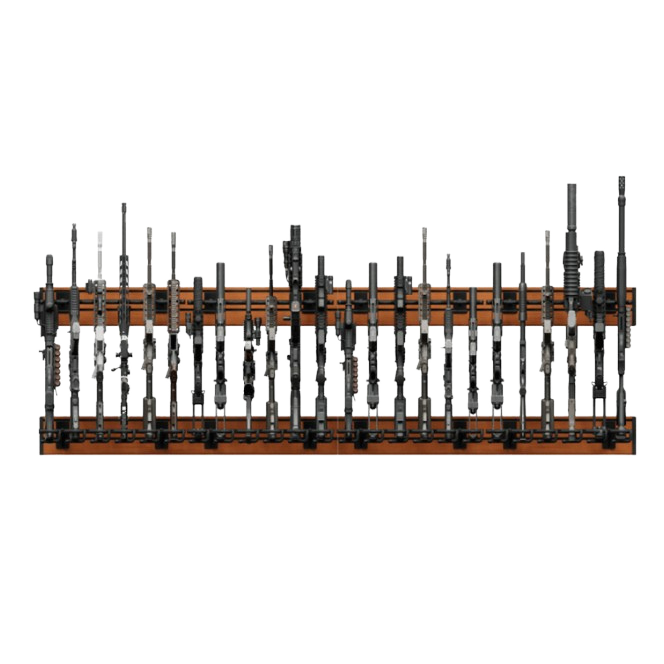 Hold Up Displays HD108-B The Ultimate Rifle Rack Slatwall Display Package