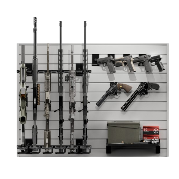 Hold Up Displays HD90 Gun Wall Bundle (6 Rifles and 6 Pistols)