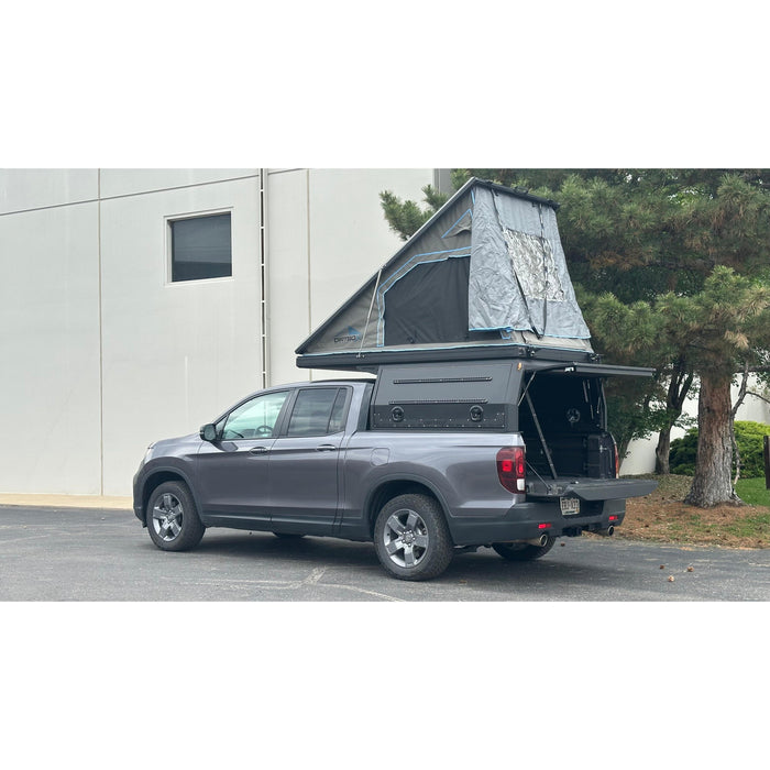 Dirtbox Overland Canopy Camper – Modular Truck Camper Shell / Topper for Mid-Size & Full-Size Trucks (Tacoma, Rivian, Tundra, F-150, Quatermaster, Gladiator, Ram, Silverado)
