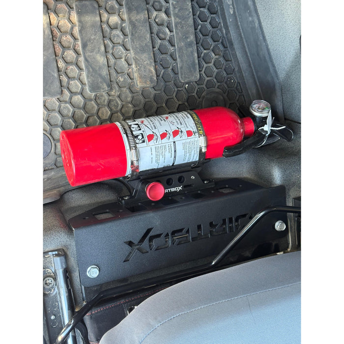 Dirtbox Overland INEOS Grenadier & Quartermaster Under-Seat Quick-Release Fire Extinguisher Mount
