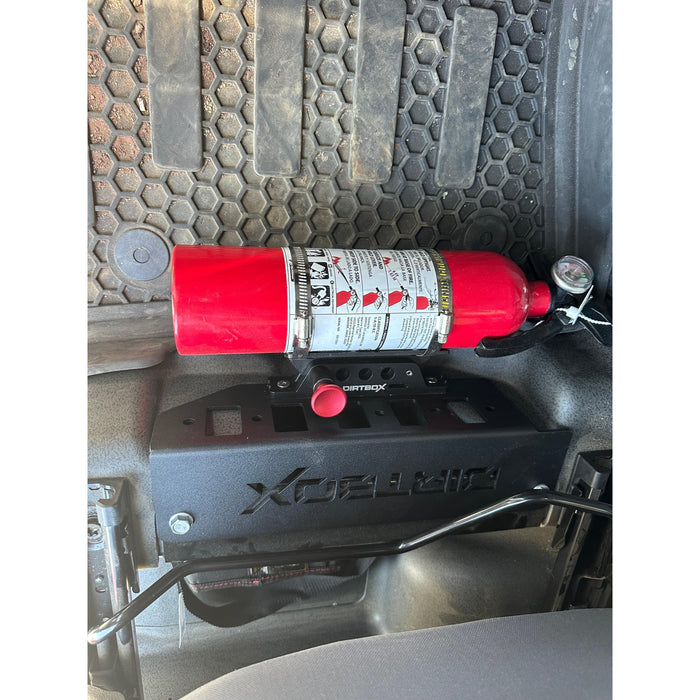 Dirtbox Overland INEOS Grenadier & Quartermaster Under-Seat Quick-Release Fire Extinguisher Mount