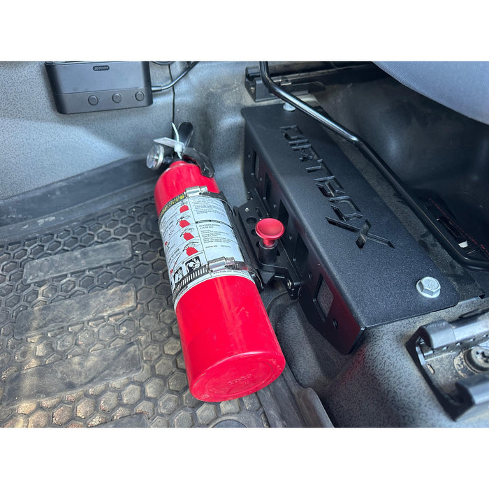 Dirtbox Overland INEOS Grenadier & Quartermaster Under-Seat Quick-Release Fire Extinguisher Mount