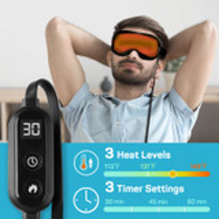 Renogy Dr. Prepare 3 in 1 Heated Vibration Massage Eye Mask