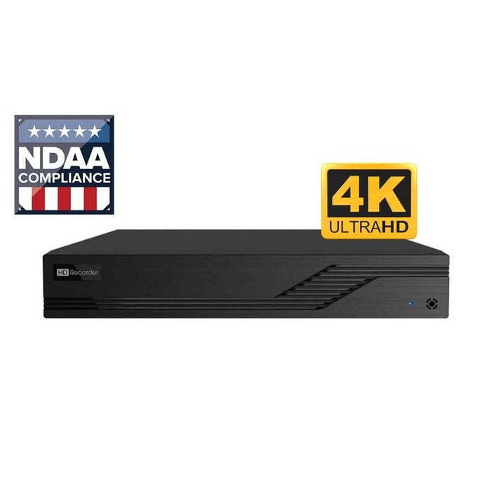 BackStreet Surveillance (AR8016H5-BN) 4K - 16 CHANNEL HYBRID DVR, COAX & IP CAMERAS