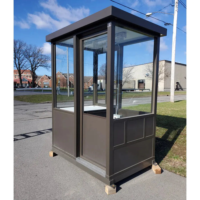 Austin Mohawk 4 x 6 Guard Booth / Parking Booth Bronze