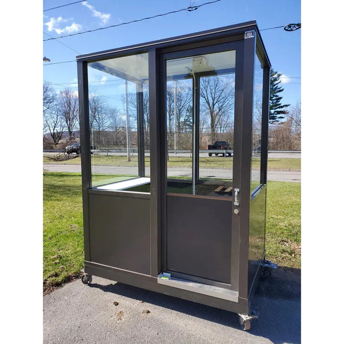 Austin Mohawk 4 x 6 Guard Booth / Parking Booth Econo Bronze