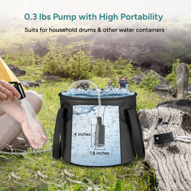 Renogy Dr. Prepare 5 Gallons Portable Camping Shower Kit with Pump