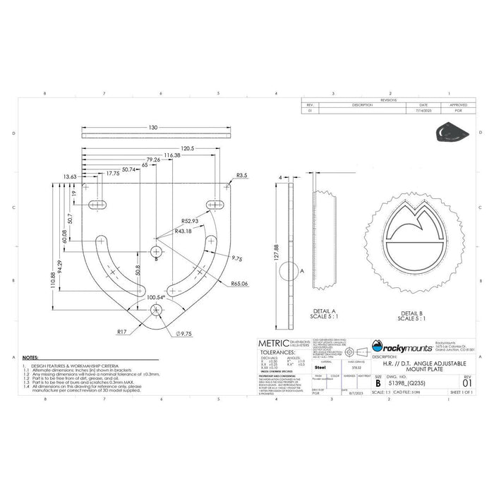 RockyMounts L-Track Junction