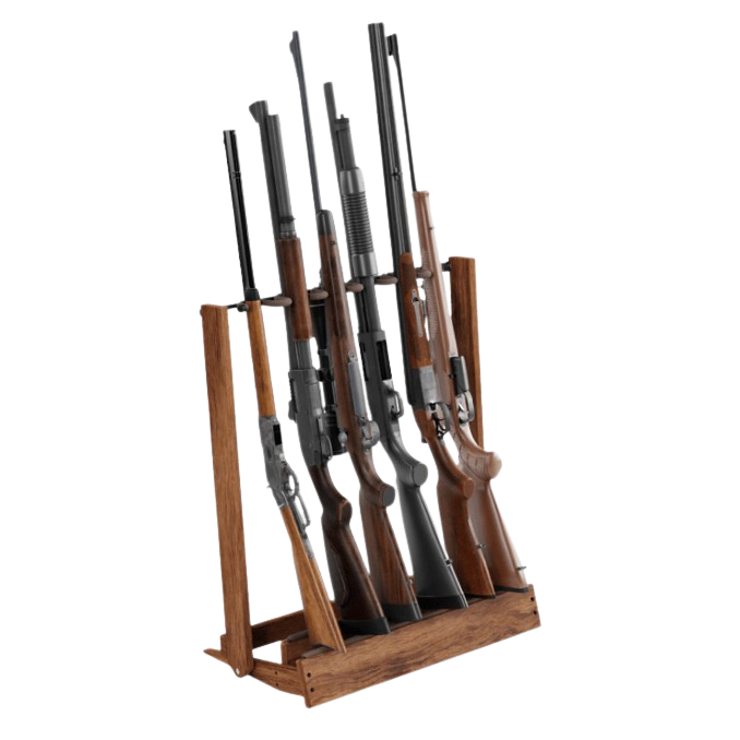 Hold Up Displays HD54 Folding Hardwood Gun Rack