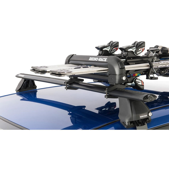 Rhino-Rack Ski and Snowboard Carrier - 3 skis or 2 snowboards