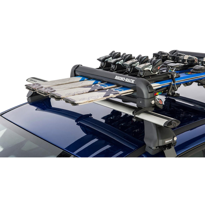 Rhino-Rack Ski and Snowboard Carrier - 4 Skis or 2 Snowboards