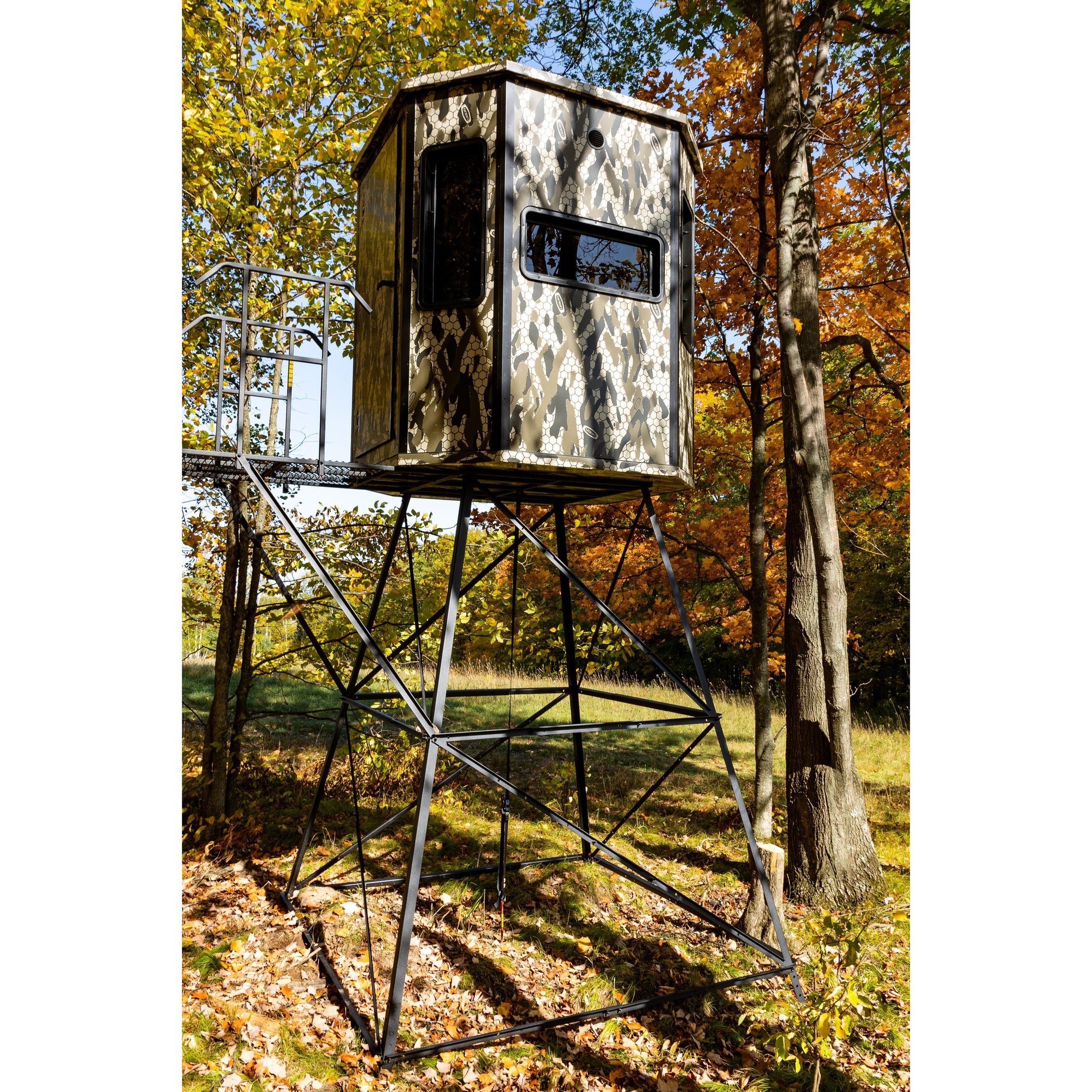 Orion Hunting 10ft Elevated Deer Blind Stand — Ironclad Sentry