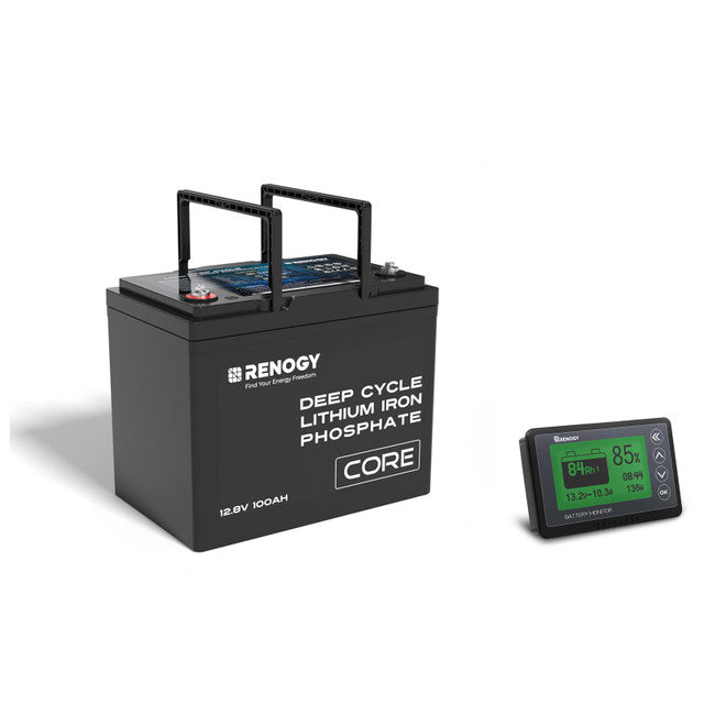 Renogy 12V 100Ah Core Series Deep Cycle Lithium Iron Phosphate Battery