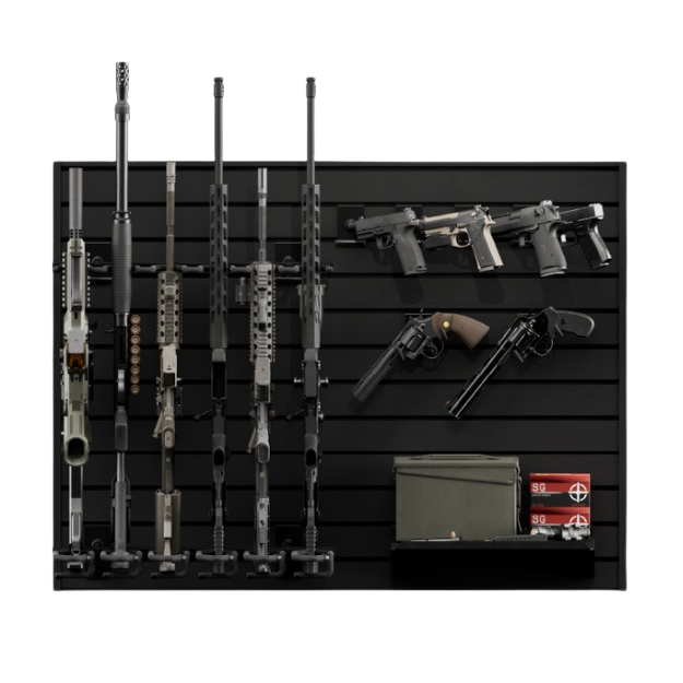 Hold Up Displays HD90 Gun Wall Bundle (6 Rifles and 6 Pistols)