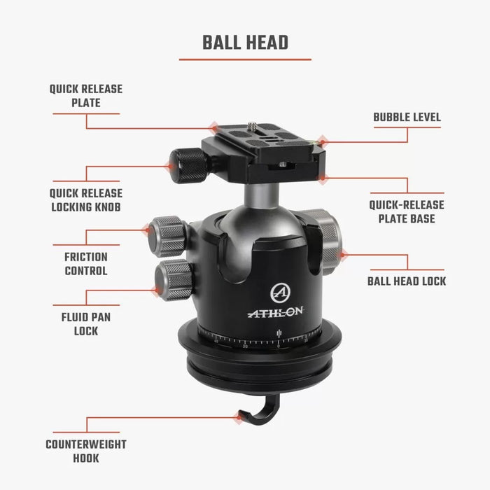 Athlon Optics Midas CF40 Tripod