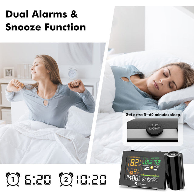 Renogy Dr. Prepare Projection Alarm Clock 005