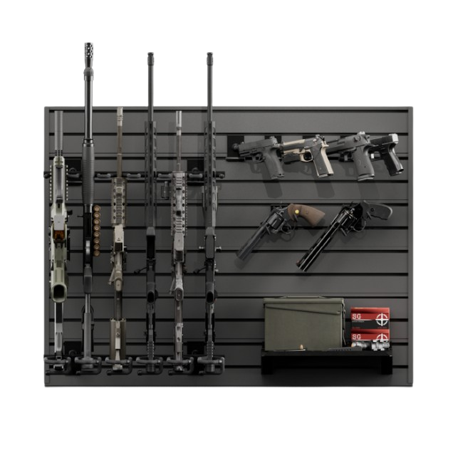 Hold Up Displays HD90 Gun Wall Bundle (6 Rifles and 6 Pistols)