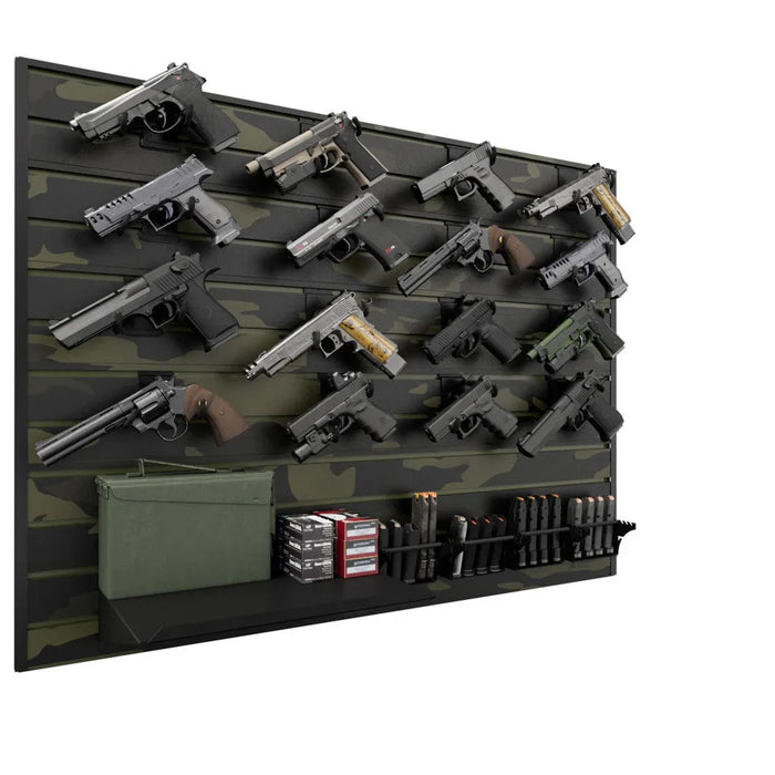 Hold Up Displays HD109 16 Pistol Gun Wall Bundle